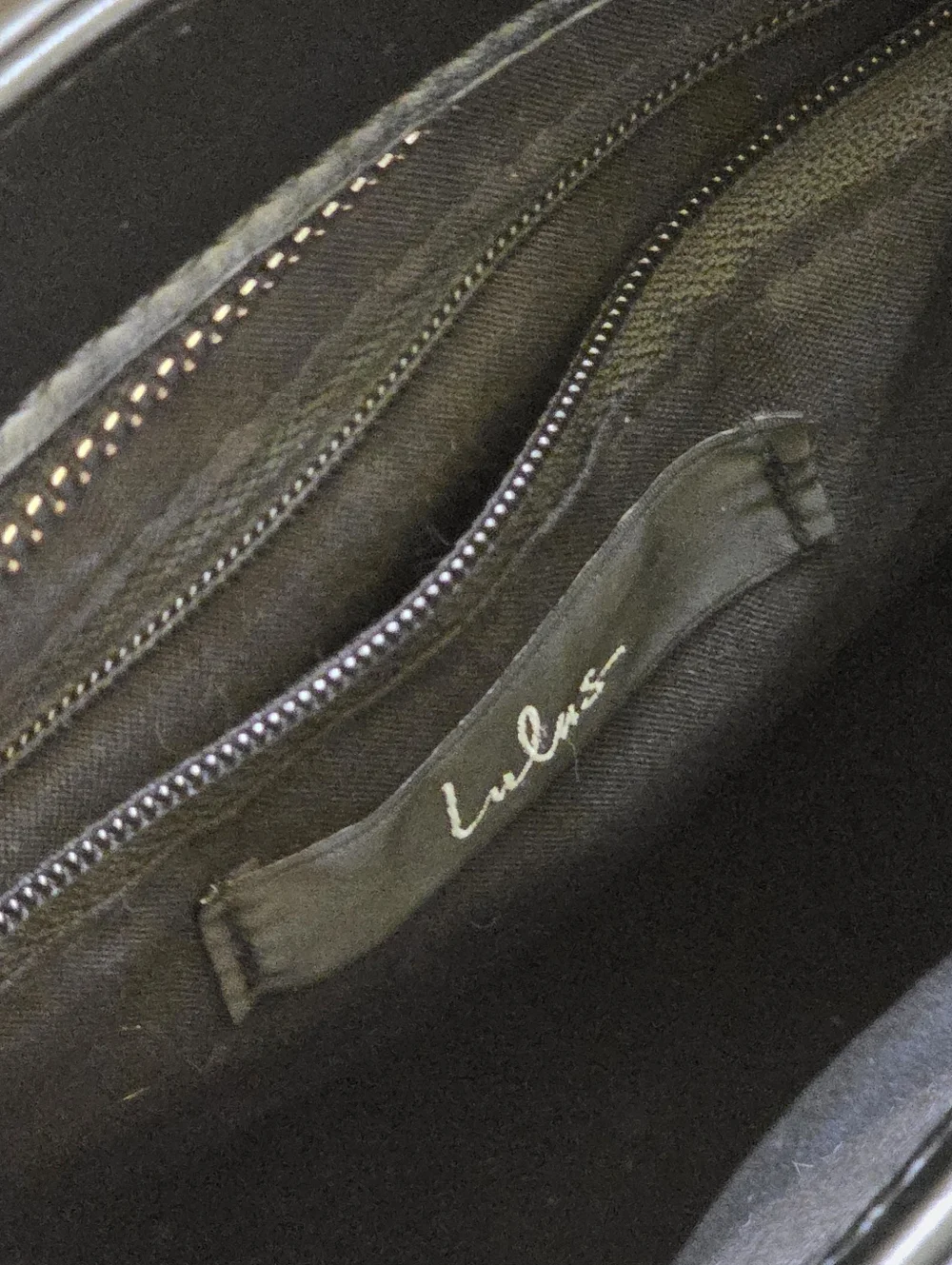 Lulus Faux Leather Black Convertible Mini Backpack Handbag Silver Tone Detail OS